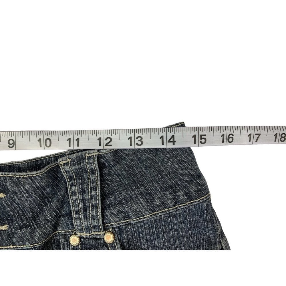 Rewind Women's Flare Denim Jean Skirt - Picture 6 of 8